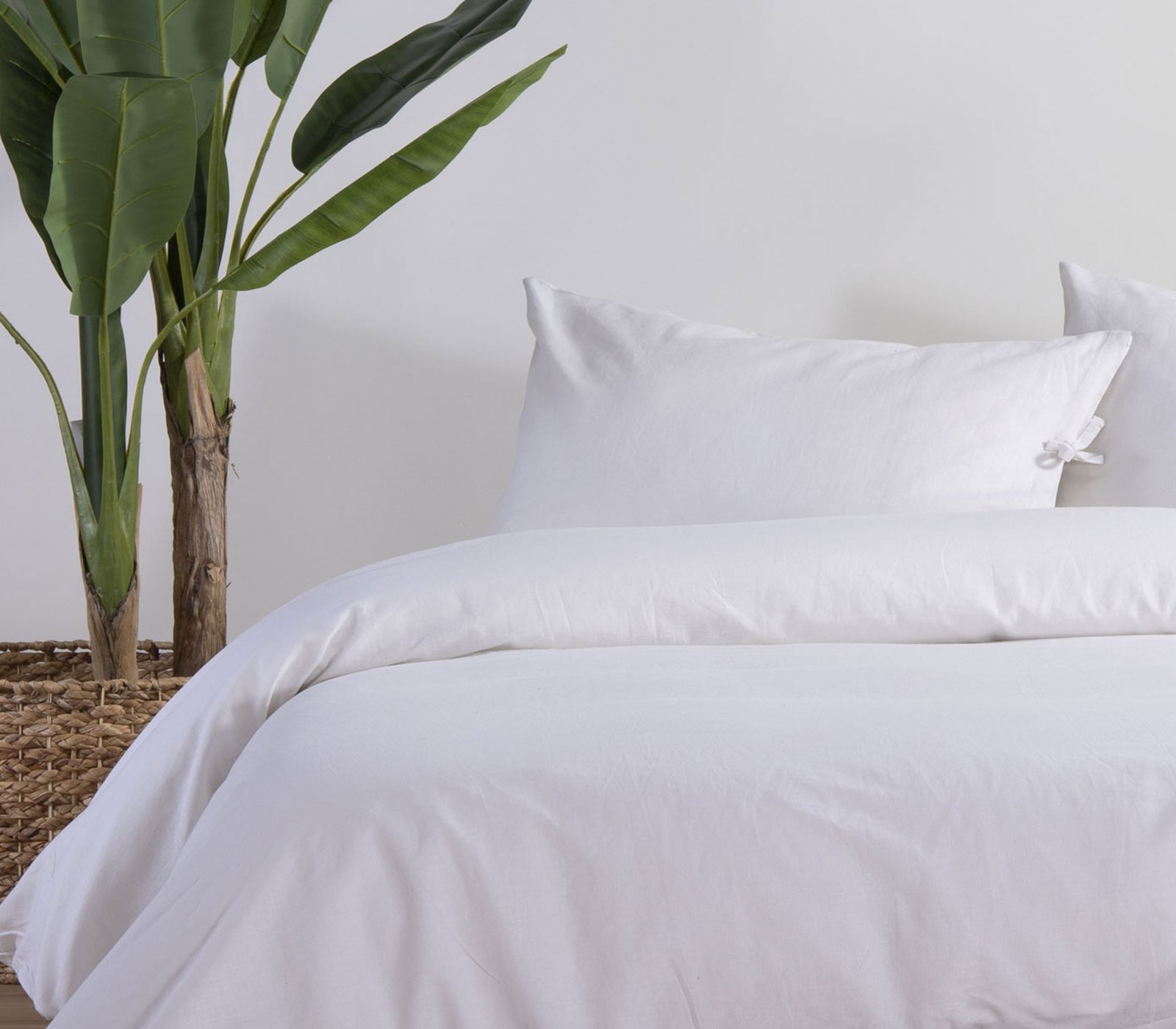 ΣΕΝΤΟΝΙ BAMB-ΛΙΝO COTTON-LINEN 240X270 GREEN - Image 5