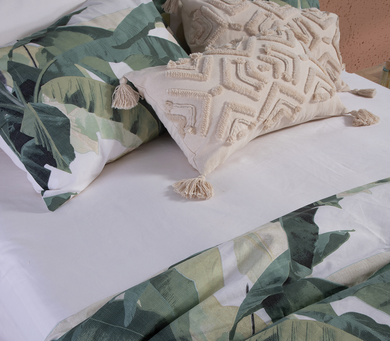 ΣΕΝΤΟΝΙ ΒΑΜΒ.TROPICANA ΣΕΤ Υ/ΠΛΟ 240X270 GREEN - Image 2