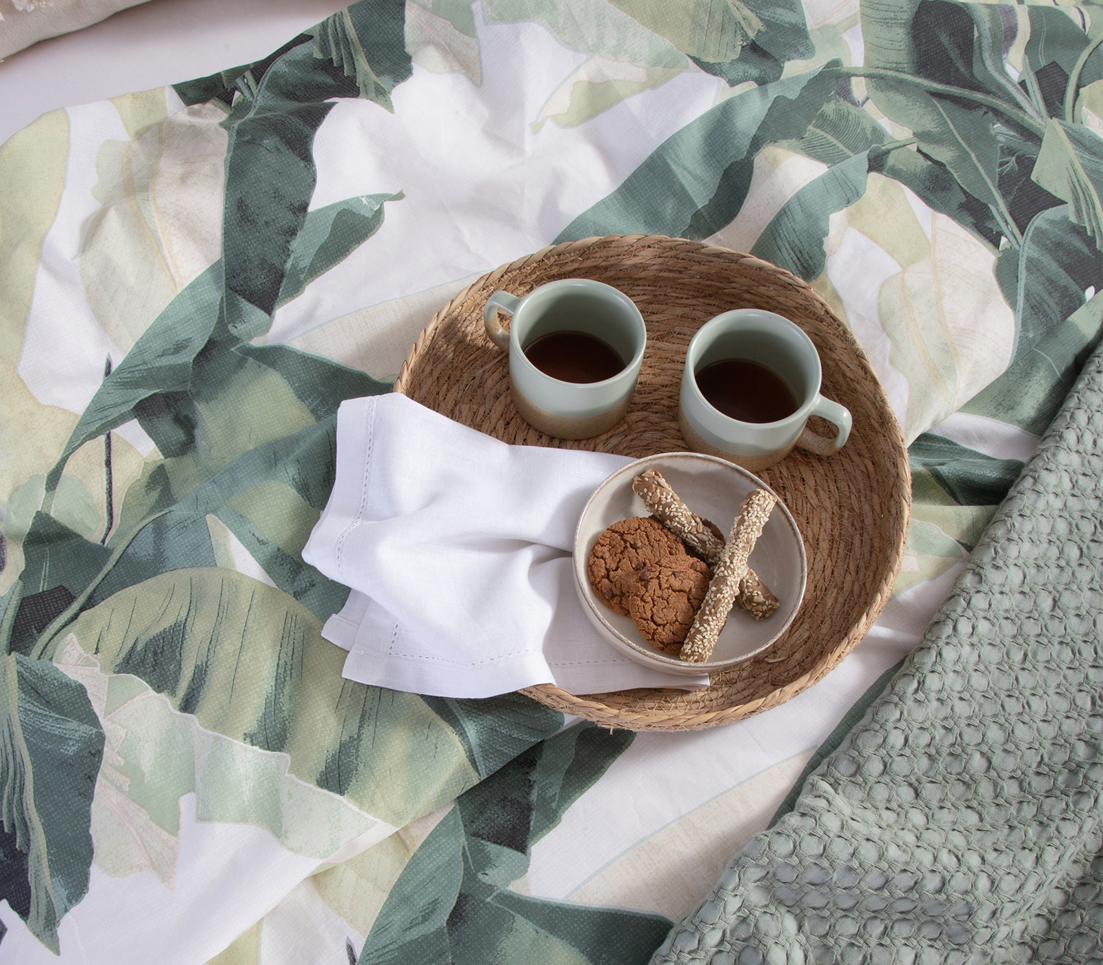 ΣΕΝΤΟΝΙ ΒΑΜΒ.TROPICANA ΣΕΤ Υ/ΠΛΟ 240X270 GREEN - Image 4