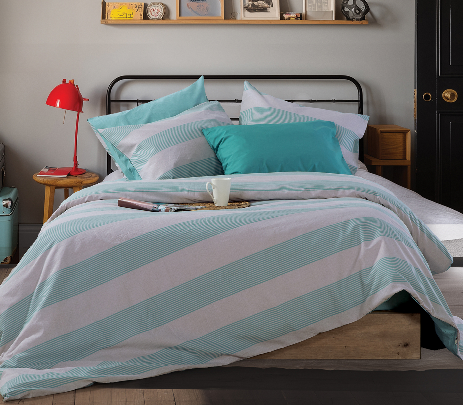 ΣΕΝΤΟΝΙ ΒΑΜΒ.CASUAL STRIPE ΣΕΤ Υ/ΠΛΟ - Image 3