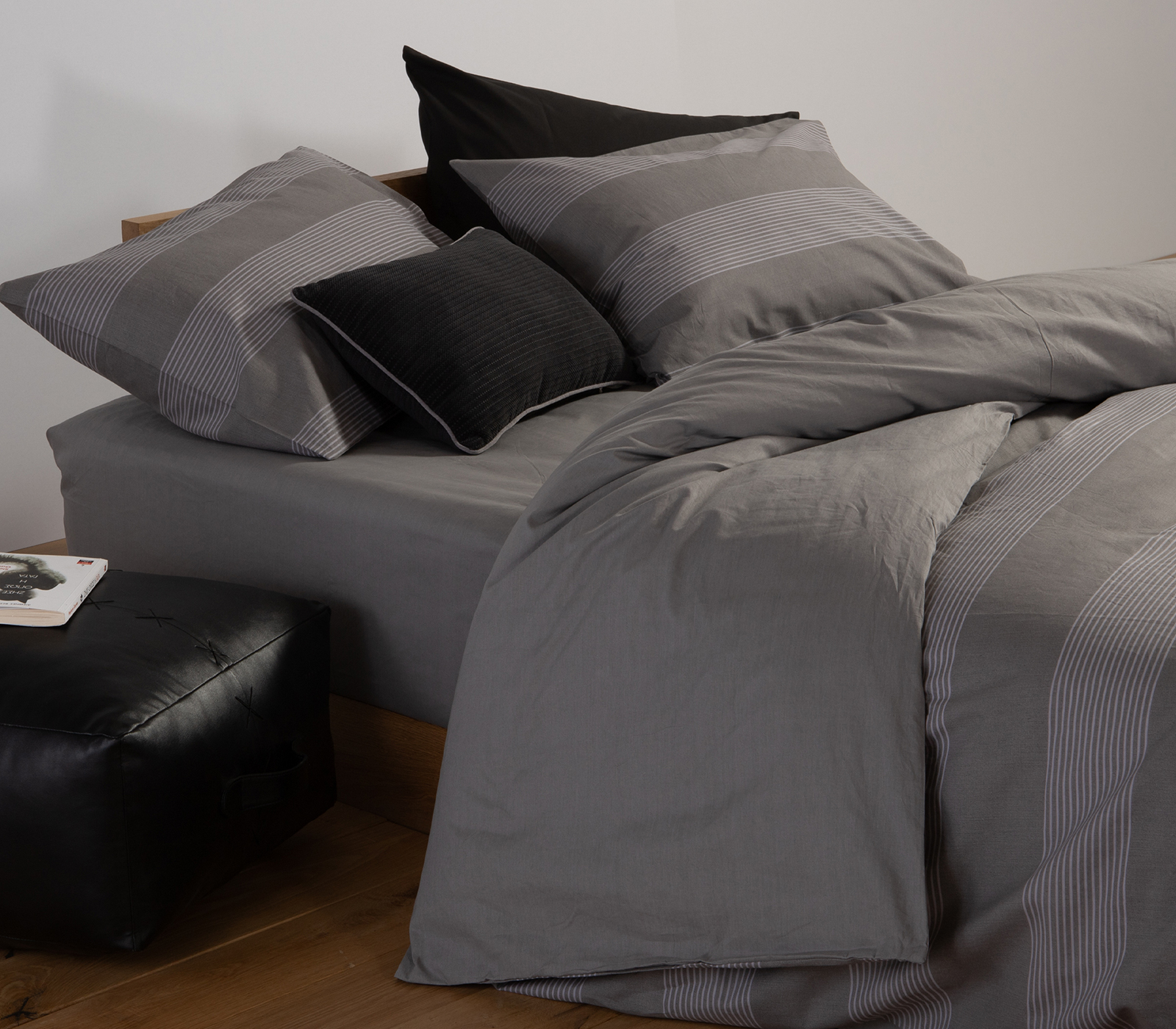 ΣΕΝΤΟΝΙ ΒΑΜΒ.CASUAL STRIPE ΣΕΤ KING SIZE ΜΛ - Image 5