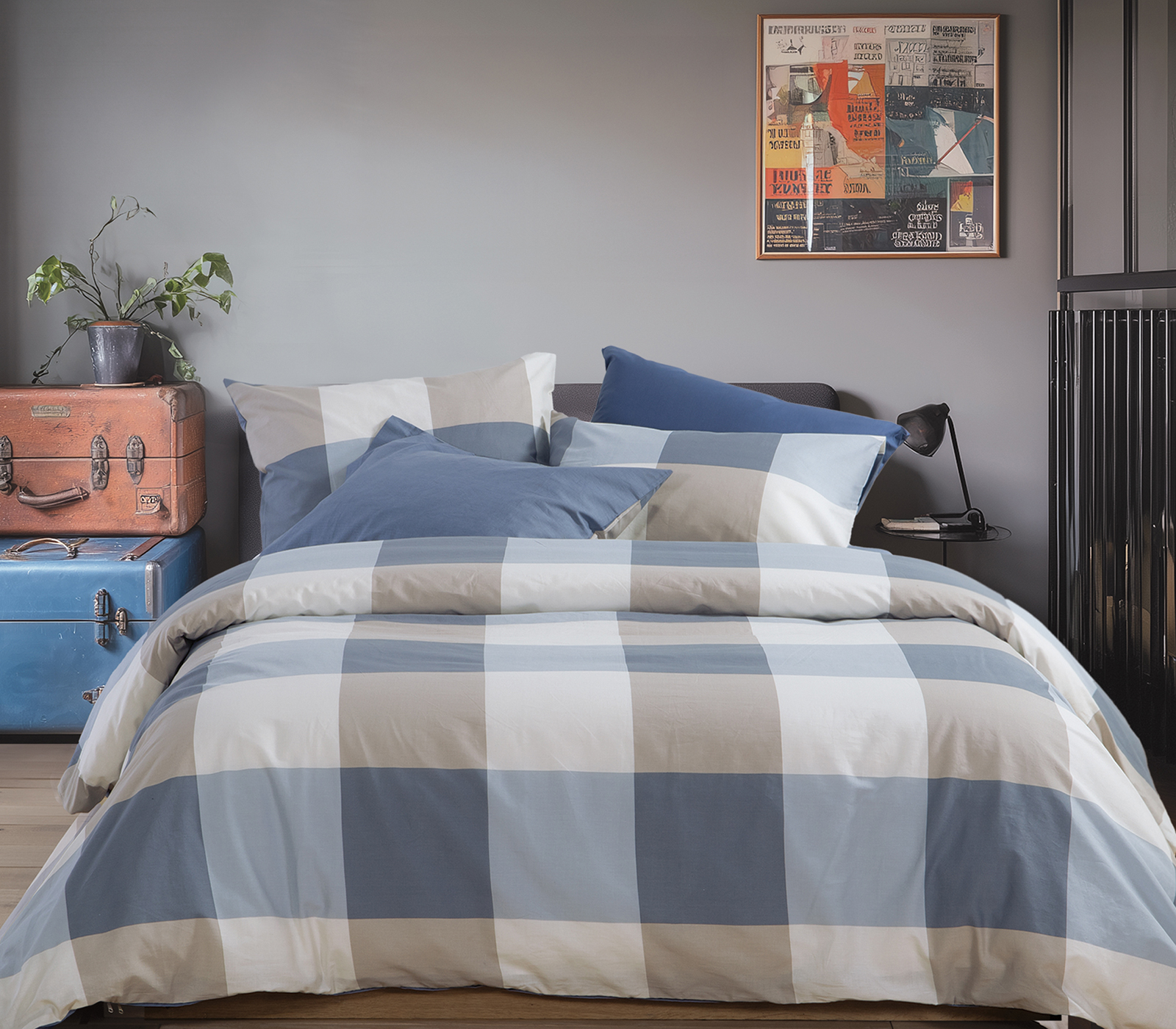 ΣΕΝΤΟΝΙ ΒΑΜΒ.CASUAL CHECK ΣΕΤ Υ/ΠΛΟ - Image 4